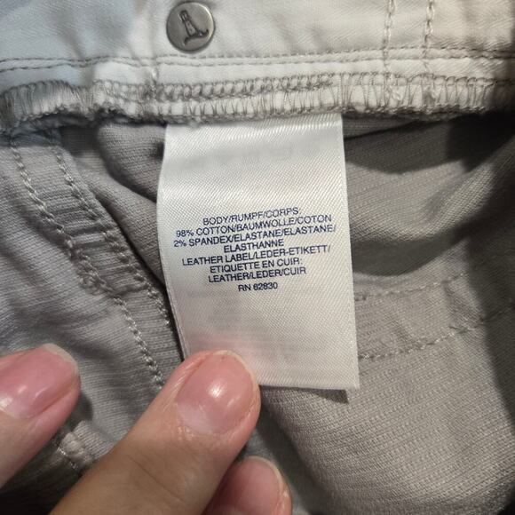 Lands' End Mid-rise Bootcut Corduroy Pants Slate Gray Women's Size 14 - Picture 11 of 11